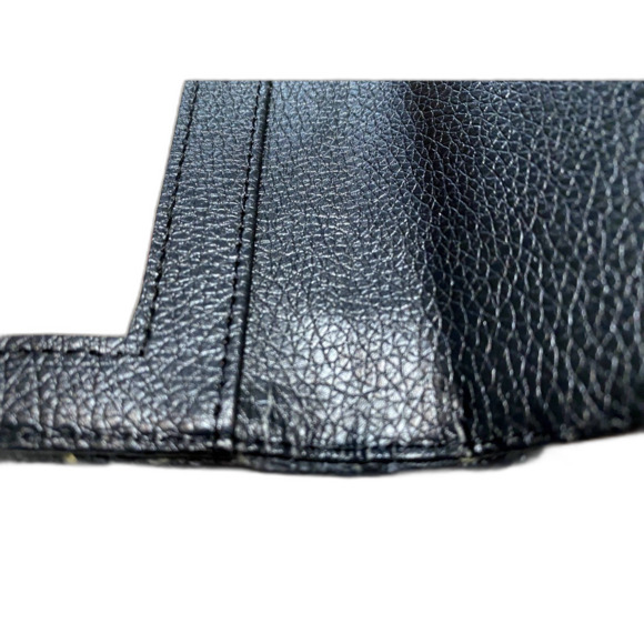 Stone Mountain Black Tooled Paisley Design TriFold Wallet w Aftermarket Wristlet - Picture 5 of 6